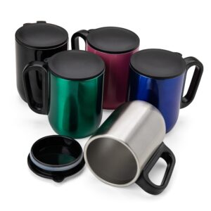 Brinde Caneca Inox Parede Dupla 230ml 1