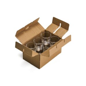Brinde Kit Copo Vidro 30ml 6 Peças 1
