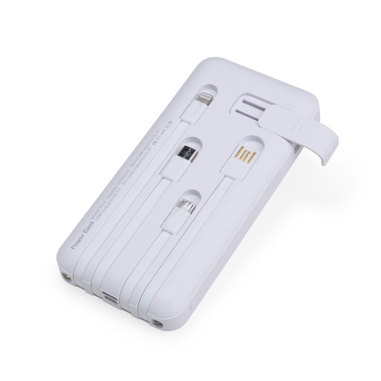 Brinde Power Bank 10.000mAh com Lanterna e Multissaídas 2