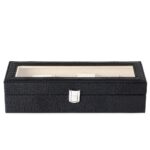 Brinde Porta-Relógios com 6 Divisórias