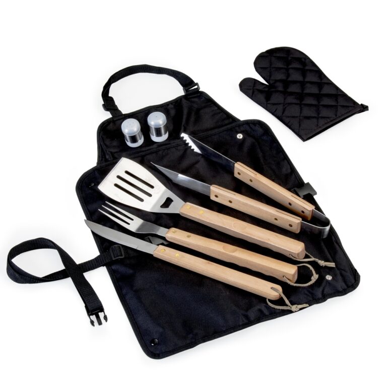 Kit Churrasco Avental 8 peças 2