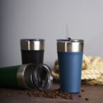 Brinde Copo Térmico com Canudo 500ml 5