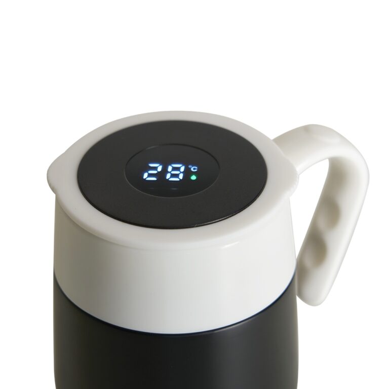 Brinde Caneca Térmica Inox 500ml com Display LED 3