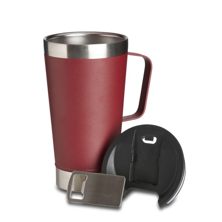 Brinde Caneca Térmica Inox com Abridor 500ml 3