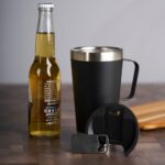 Brinde Caneca Térmica Inox com Abridor 500ml 5