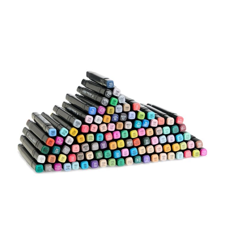Brinde Kit Canetas Marcadoras Pontas Duplas 108 Cores 6