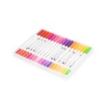 Brinde Kit Canetinhas Ponta Dupla 100 Cores 2