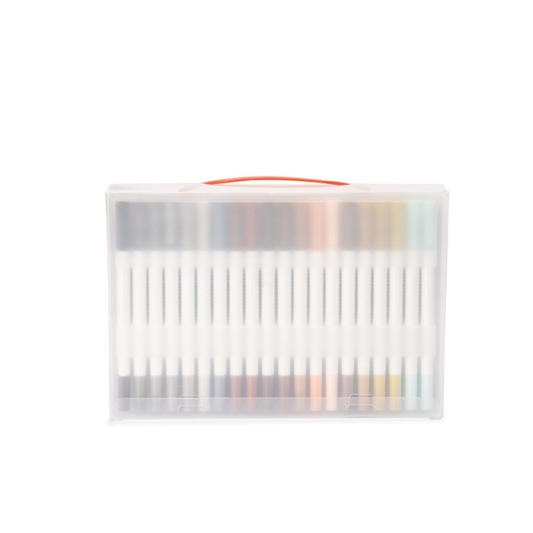 Brinde Kit Canetinhas Ponta Dupla 100 Cores 3