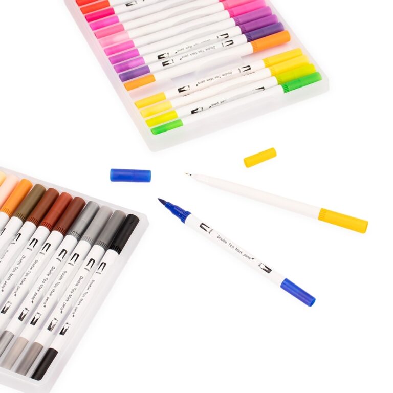 Brinde Kit Canetinhas Ponta Dupla 36 Cores 1