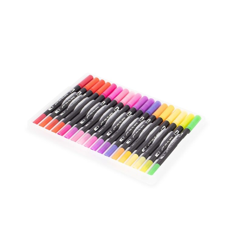 Brinde Kit Canetinhas Ponta Dupla 48 Cores 2
