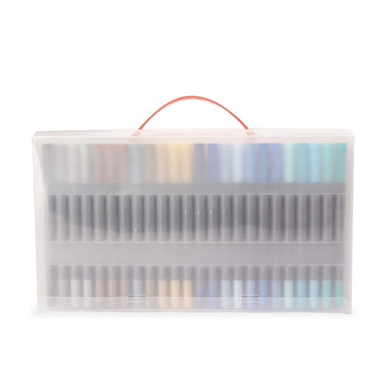 Brinde Kit Canetinhas Ponta Dupla 72 Cores 3