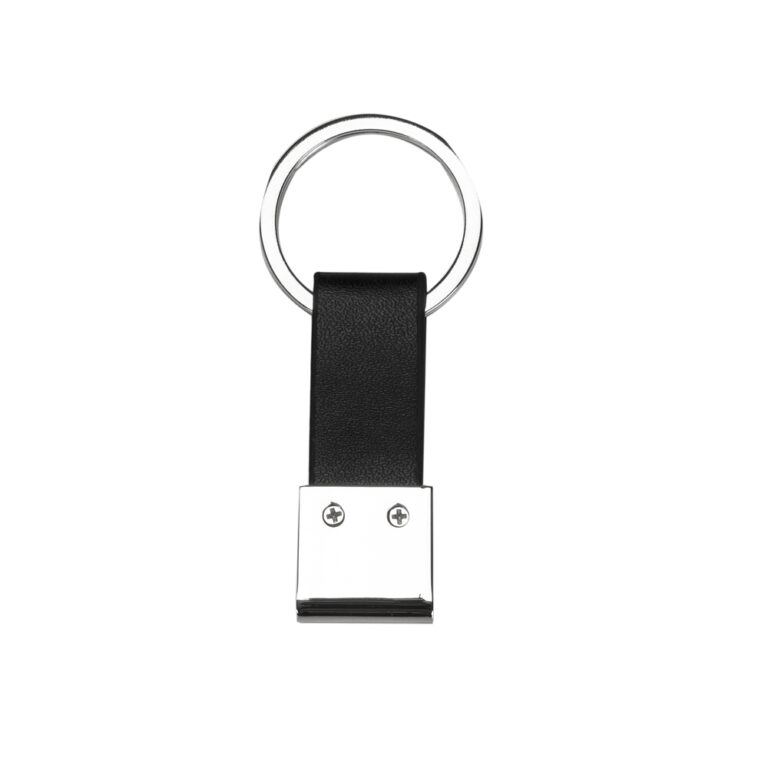 Chaveiro Metal com Couro 1