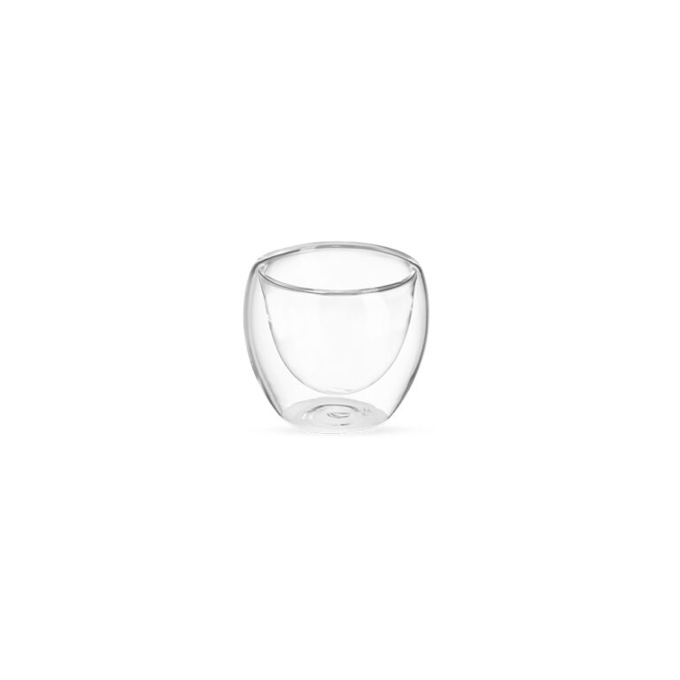 Brinde Copo Vidro Parede Dupla 80ml