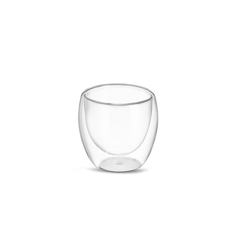 Brinde Copo Vidro Parede Dupla 160ml