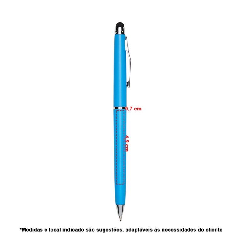 Brinde Caneta Plástica Touch 4