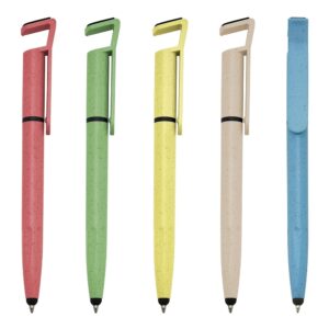 Brinde Caneta Fibra de Bambu Touch com Suporte 1