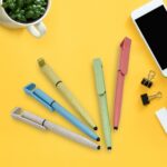 Brinde Caneta Fibra de Bambu Touch com Suporte 3