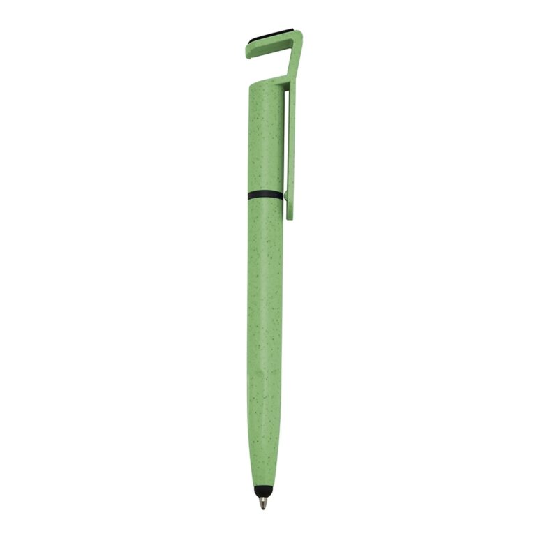 Brinde Caneta Fibra de Bambu Touch com Suporte