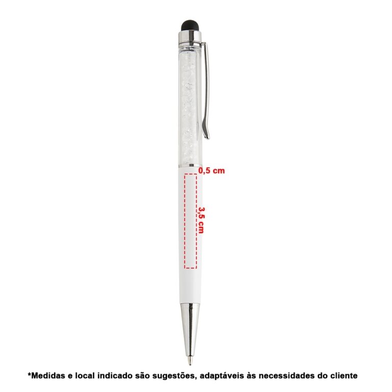 Brinde Caneta Plástica Touch 4