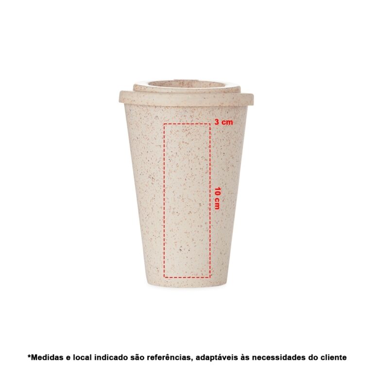Brinde Copo Fibra de Madeira 400ml 2