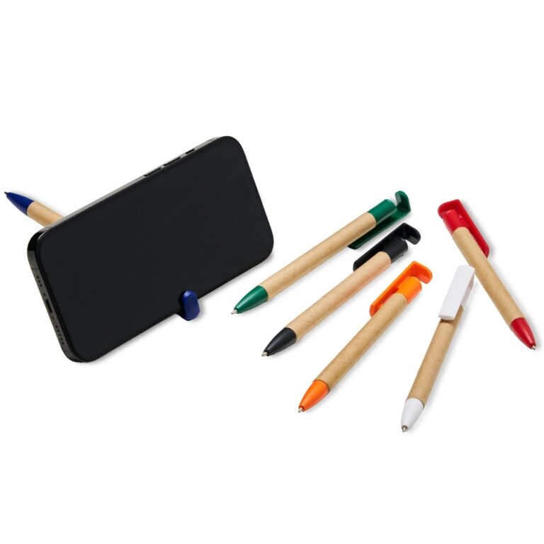 Brinde Caneta Ecológica com Suporte para Celular 2