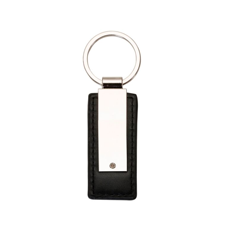 Chaveiro Metal com Couro 1