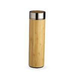 Brinde Garrafa Bambu Térmica 500ml com Infusor