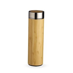 Brinde Garrafa Bambu Térmica 500ml com Infusor