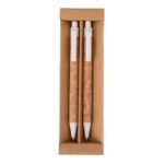 Brinde Kit Ecológico Caneta e Lapiseira Cortiça