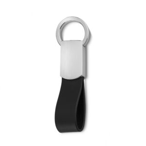Brinde Chaveiro Metal com Couro