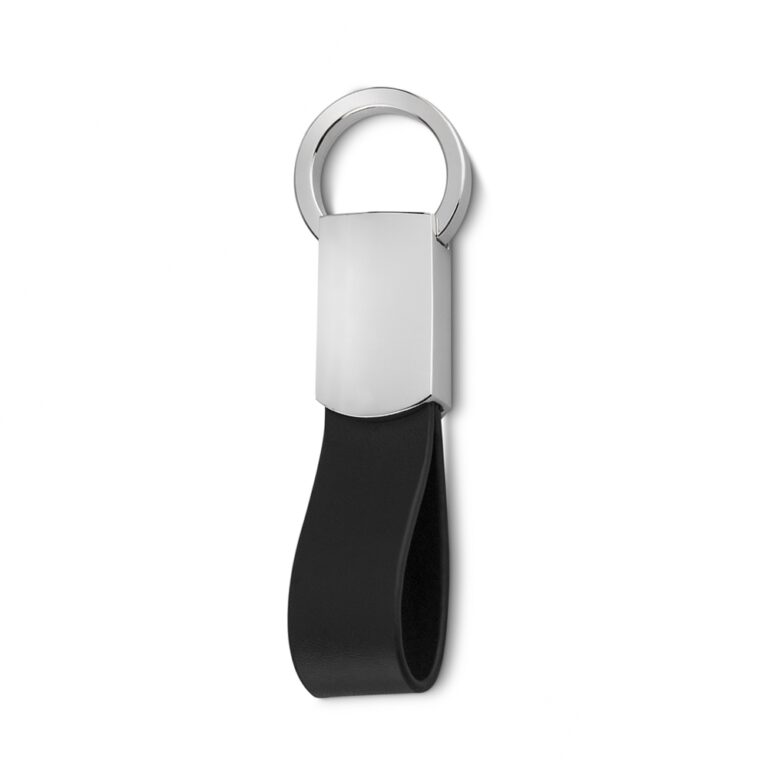 Brinde Chaveiro Metal com Couro