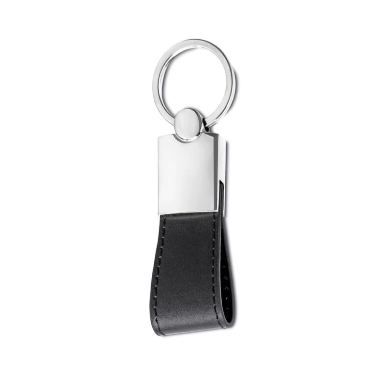 Brinde Chaveiro Metal com Couro
