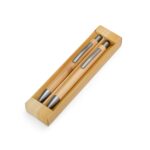 Brinde Kit Ecológico Caneta e Lapiseira Bambu