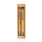 Brinde Kit Ecológico Caneta e Lapiseira Bambu 2