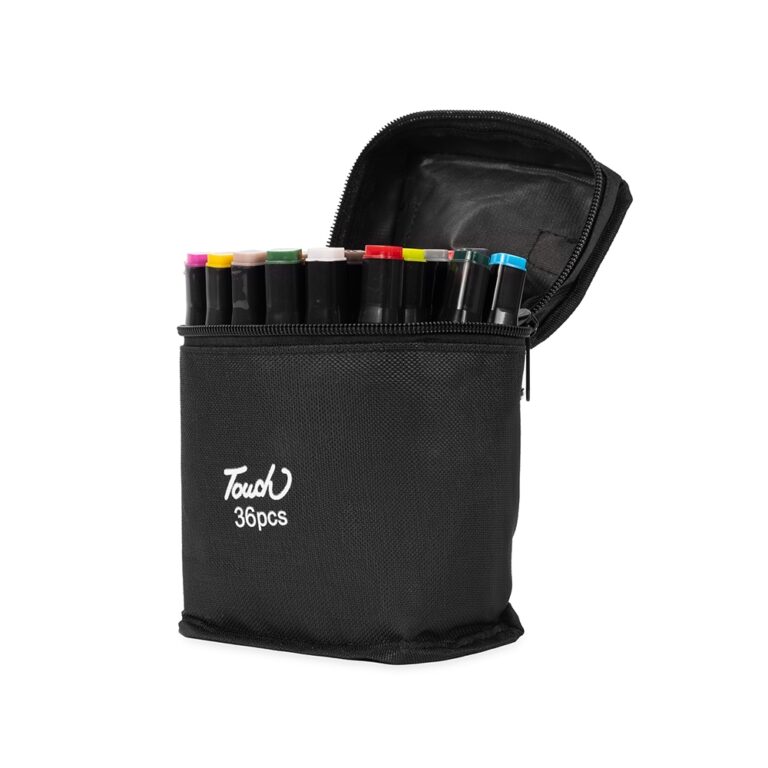 Brinde Kit Canetas Marcadoras Pontas Duplas 36 Cores