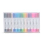 Brinde Kit Canetinhas Ponta Dupla Com 24 Cores 4