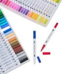 Brinde Kit Canetinhas Ponta Dupla Com 48 Cores 1