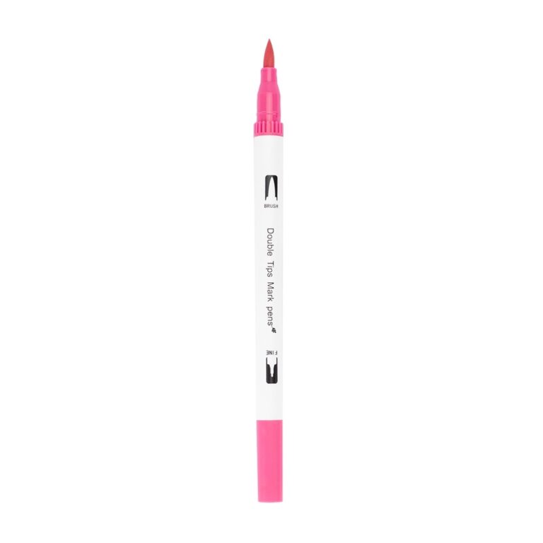 Brinde Kit Canetinhas Ponta Dupla Com 60 Cores 5