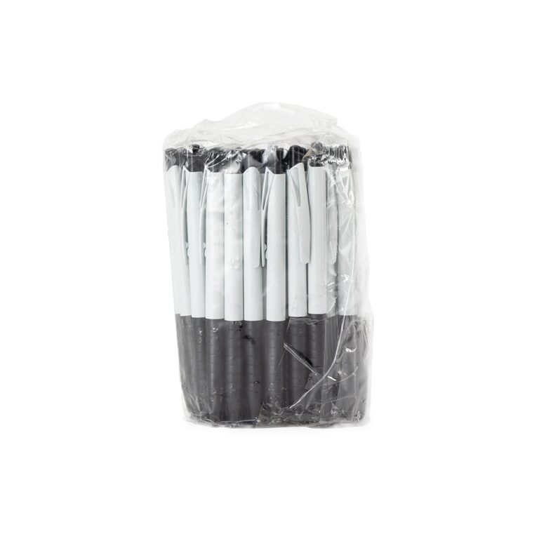 Brinde Pacote Caneta Plástica com 50pçs