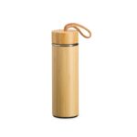 Brinde Garrafa Térmica Bambu 400ml com Infusor