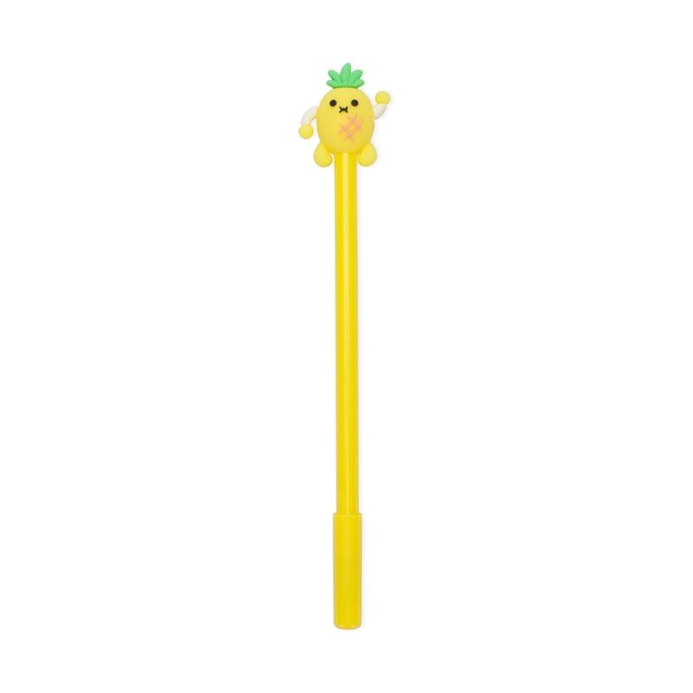 Brinde Caneta Plástica Gel Frutas 3
