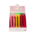 Brinde Caneta Plástica Gel Frutas 4