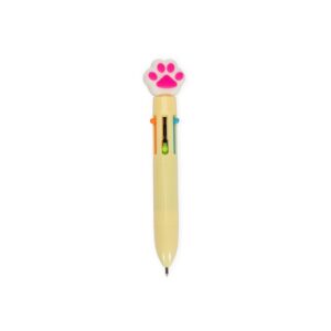 Brinde Caneta Plástica Patinha Multicolor