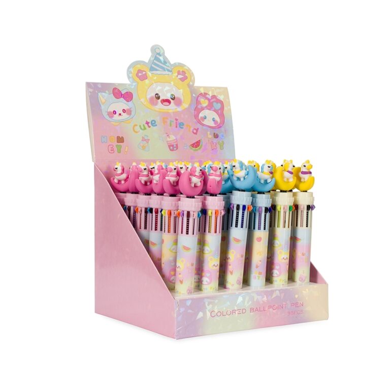 Brinde Caneta Plástica Unicórnio Multicolor 1