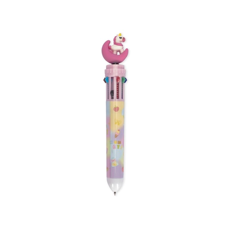Brinde Caneta Plástica Unicórnio Multicolor 2