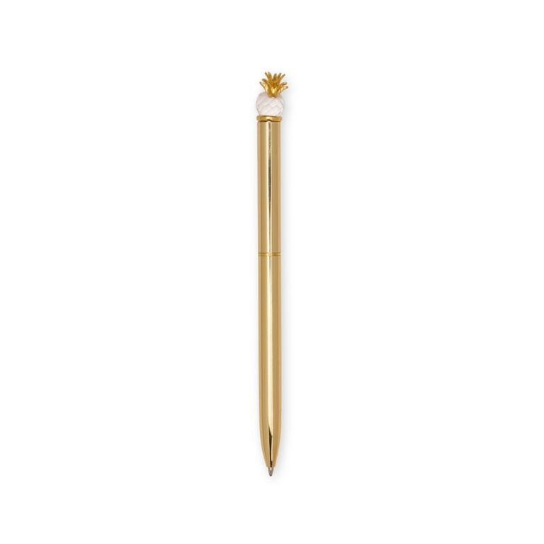 Brinde Caneta Metal Abacaxi