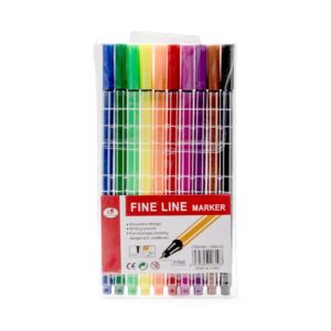 Brinde Kit Canetinhas Traço Fino 10 cores