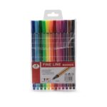 Brinde Kit Canetinhas Traço Fino 12 cores
