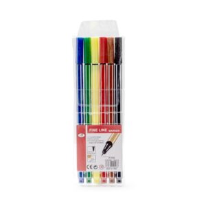 Brinde Kit Canetinhas Traço Fino 6 cores
