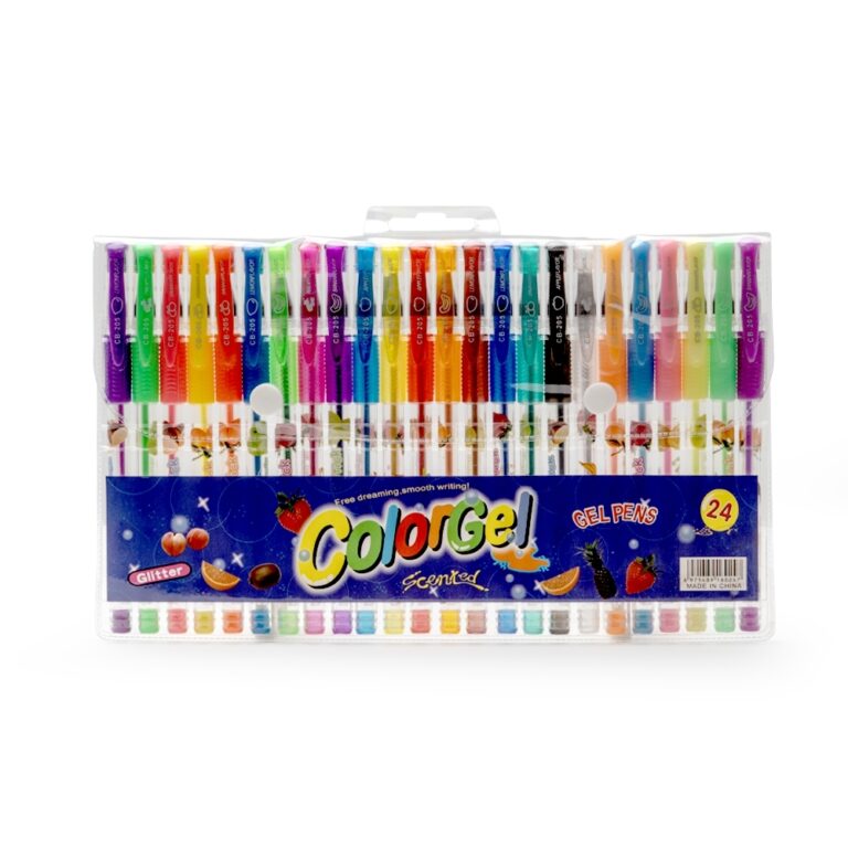 Brinde Kit Canetas Gel 24 cores